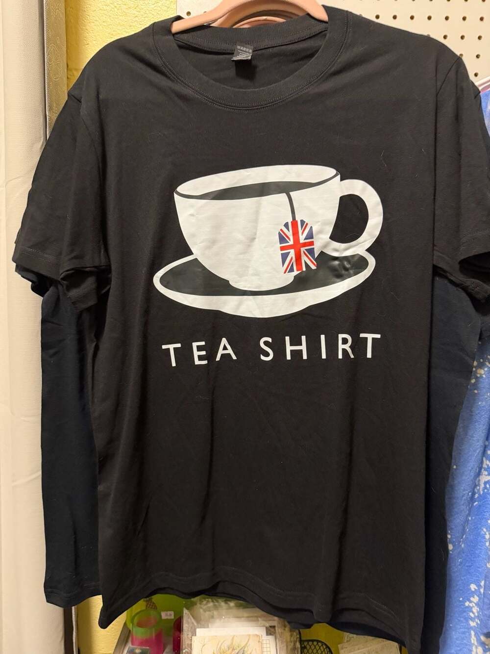 Tea Shirt Graphic T-Shirt Black Size M